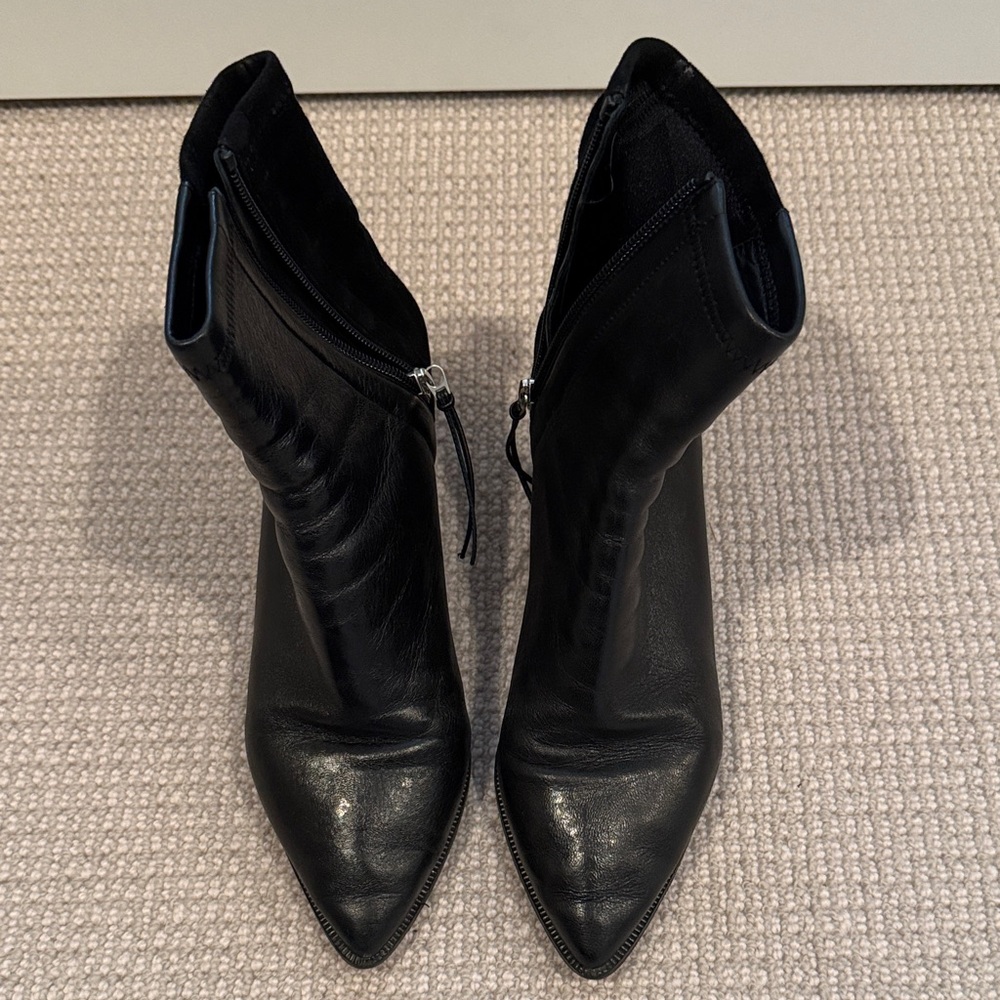 Isabel Marant Dabbs leather & suede side zip boots, size 39 - Picture 3 of 4